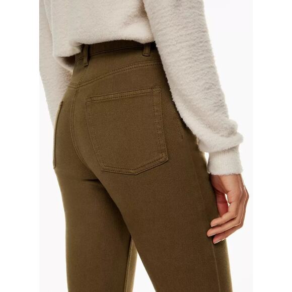 WILFRED FREE Aritzia Free Twostep Flare Pant Gd Rustical Brown Sz 4 - Picture 3 of 8